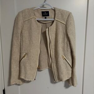 Juicy Couture Cream Tweed Blazer